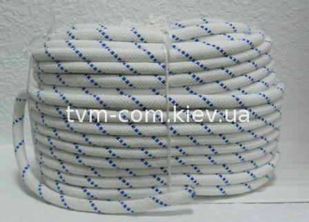 Шнуры полиэфирные плетеные с сердцевиной ПЭф/ПЭф штапель ( ф5-14мм)
